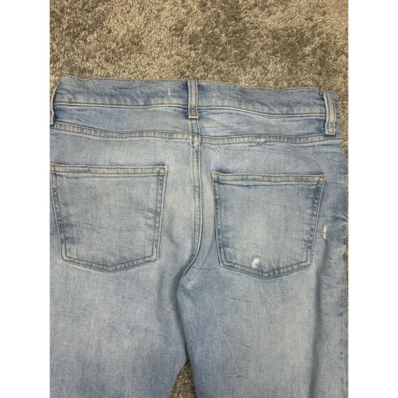 Zara Woman Size 2 Premium Denim Collection Distressed Holes - Picture 8 of 9